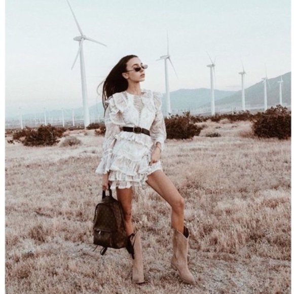 1980 Frye Vintage Red Leather Embroidered Heeled Western Fall/Summer Cowboy Boot - Picture 2 of 16